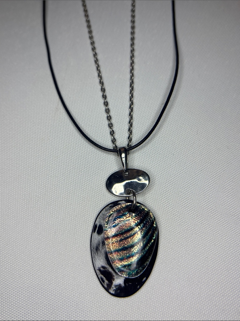 CHICOS double stranded boho style necklace